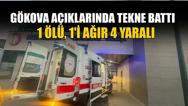 Gökova açıklarında tekne battı: 1 ölü, 1'i ağır 4 yaralı