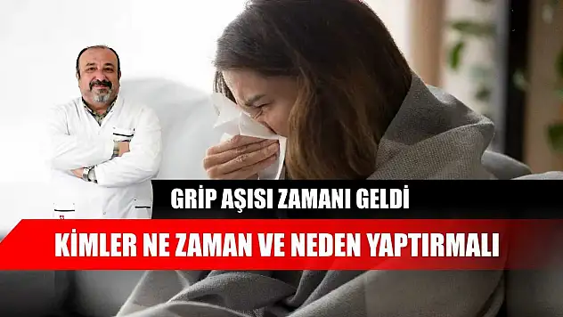 Grip aşısı zamanı geldi