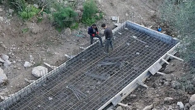 Gündoğan ve Küçükbük'te yol çalışmaları devam ediyor