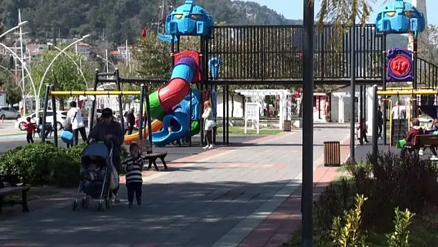 Güzel hava çocuklara yaradı