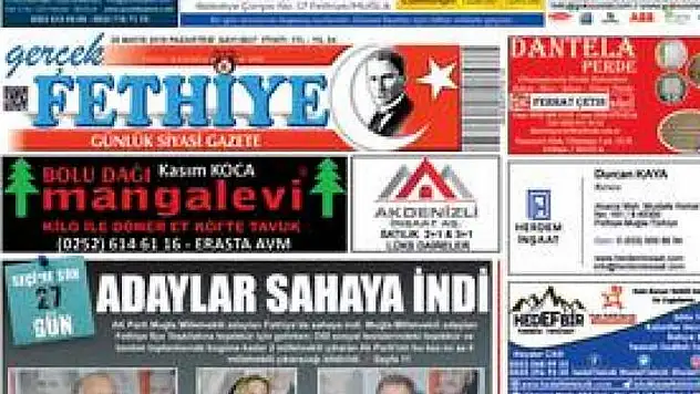 Gerçek Fethiye Gazetesi 28Mayıs2018