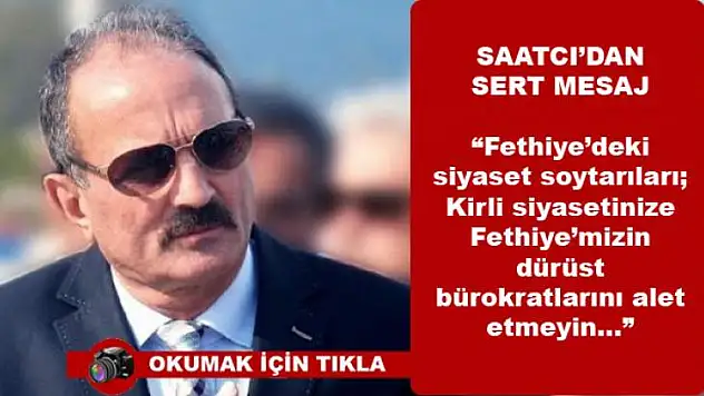 BEHÇET SAATCI'DAN SERT SOSYAL MEDYA MESAJI