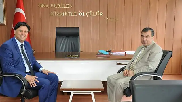 Başkan Karaca, Kaymakam Şahiner'i Ziyaret Etti