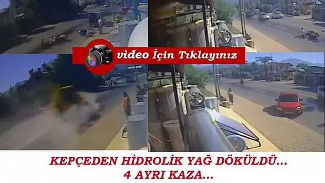 Günlükbaşı Yolu Buz Pistine Döndü (video)