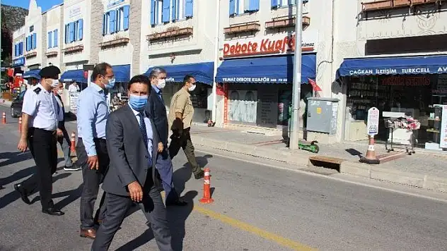 Haritaya bakan Bodrum'a geliyor