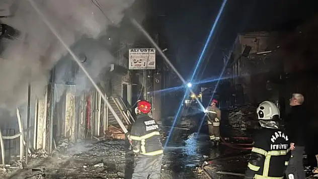 Hatay'da ki yangına müdahale ettiler
