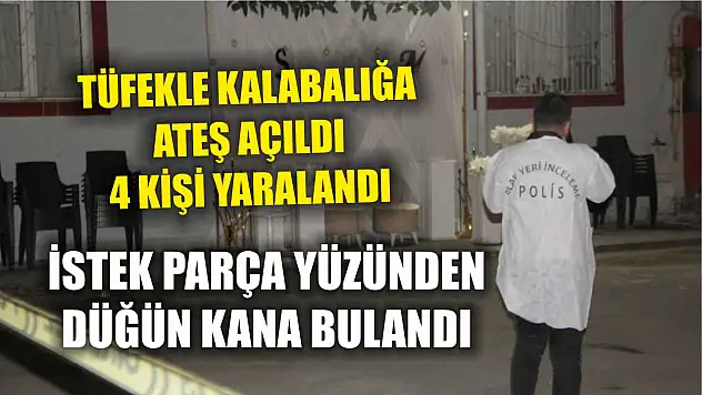 İstek parça yüzünden düğün kana bulandı