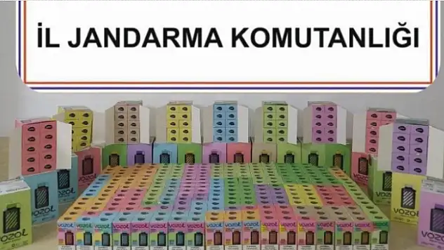 Kaçak elektronik sigara ele geçirildi