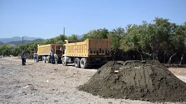 Karaot halk plajında çalışmalar başladı