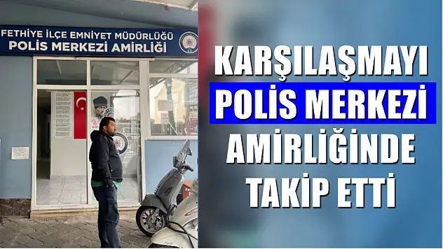 Karşılaşmayı Polis Merkezi Amirliğinde Takip Etti