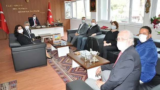 Kaymakam Eyüp Fırat'a ziyaret