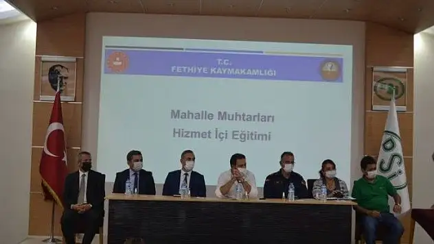 KAYMAKAM FIRAT, MUHTARLARI DİNLEDİ