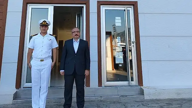 Kaymakam Karaman'dan, Komutan Akanpınar'a  Ziyaret