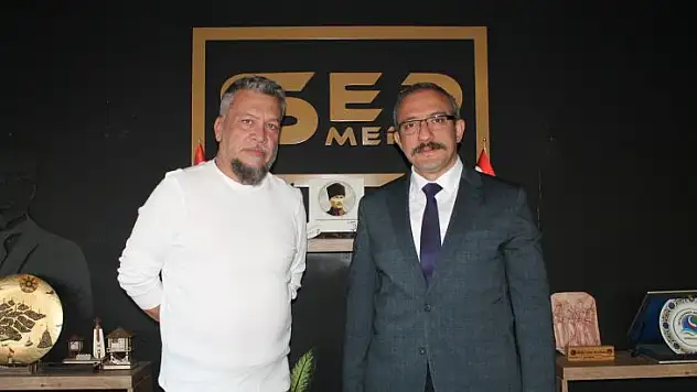 KAYMAKAM KARAMAN, SED MEDYA'YI ZİYARET ETTİ