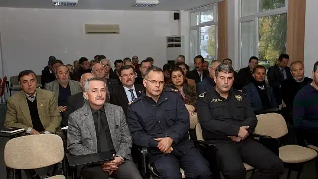 Kaymakam Şahiner Muhtarlar ile Toplantı Yaptı