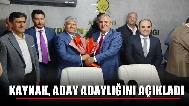 Kaynak, Aday Adaylığını Açıkladı