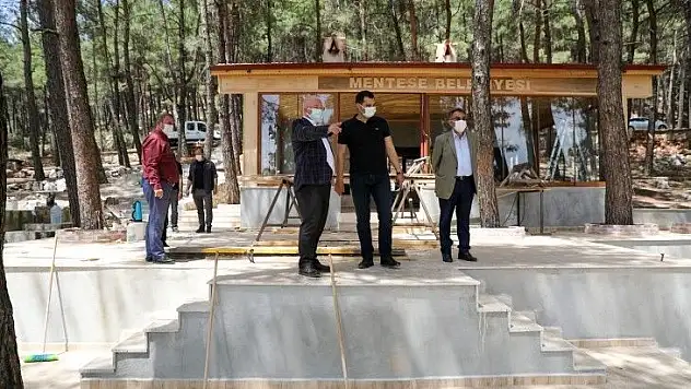 Kızıldağ mesire alanında çalışmalar tam gaz 