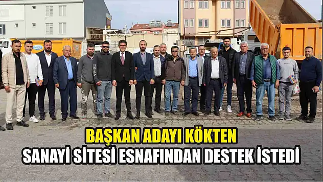 Kökten Sanayi Sitesi Esnafından Destek İstedi