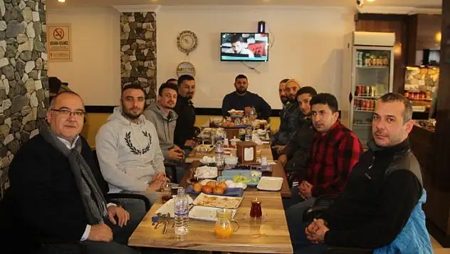 Konyaspor maçı öncesi moral kahvaltısı