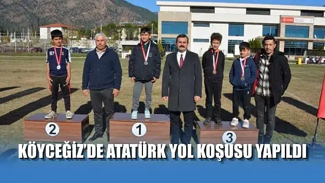 Köyceğiz'de Atatürk yol koşusu yapıldı