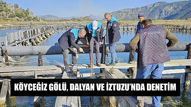 Köyceğiz Gölü, Dalyan ve İztuzu'nda denetim