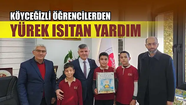 Köyceğizli öğrencilerden yürek ısıtan yardım