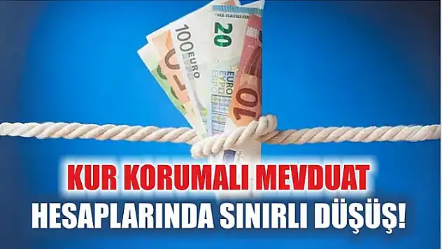 Kur Korumalı Mevduat'ta sınırlı düşüş