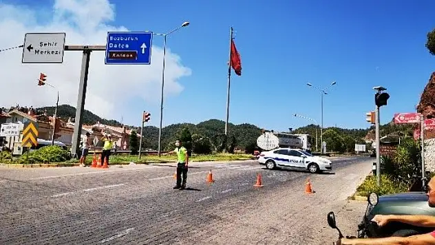 Marmaris Datça Yolu Kapandı