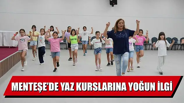 Menteşe'de yaz kurslarına yoğun ilgi