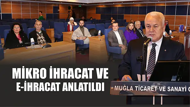Mikro ihracat ve e-ihracat anlatıldı
