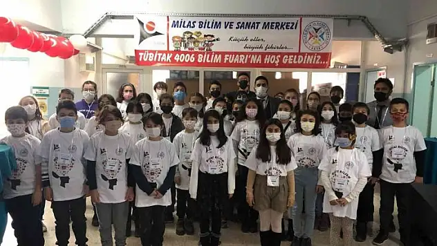 Milas'ta 'TÜBİTAK 4006 Bilim Fuarı' açıldı
