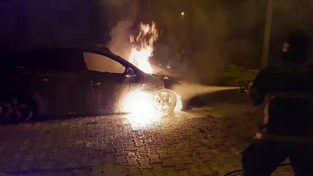 Milas'ta otomobil küle döndü