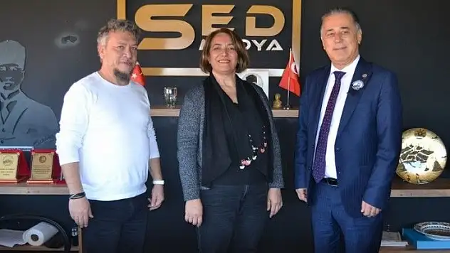 Milletvekili Özcan'dan SED Medya'ya ziyaret