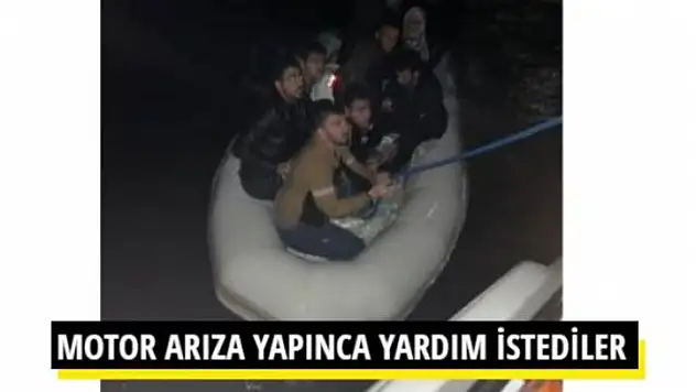 MOTOR ARIZA YAPINCA YARDIM İSTEDİLER