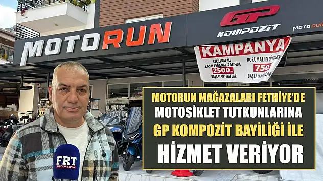 Motorun Mağazaları Fethiye'de motosiklet tutkunlarına GP Kompozit Bayiliği ile hizmet veriyor