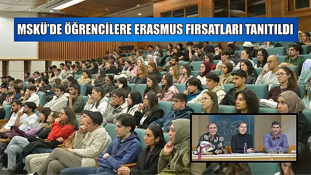 MSKÜ'de öğrencilere erasmus fırsatları tanıtıldı