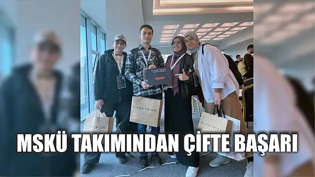 MSKÜ takımından çifte başarı