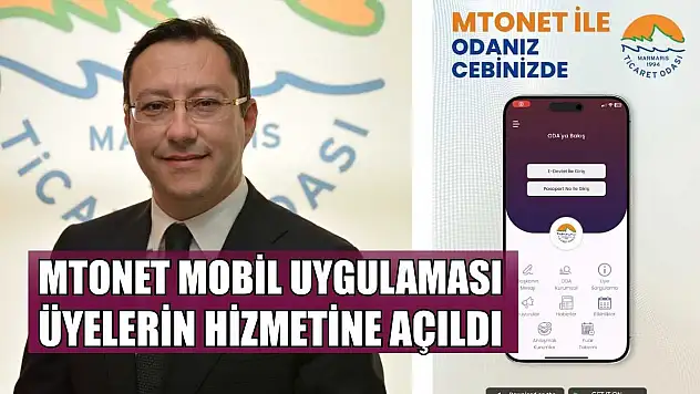 MTONET mobil uygulaması üyelerin hizmetine açıldı