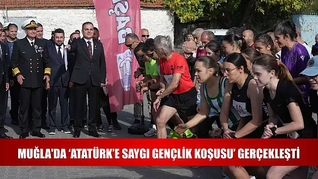 Muğla'da 'Atatürk'e Saygı Gençlik Koşusu' gerçekleşti