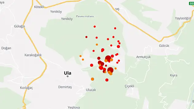 Muğla'da deprem fırtınası