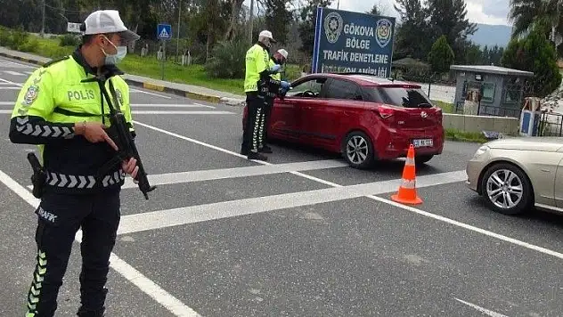 Muğla'da Jandarma ve polisten sıkı denetimi