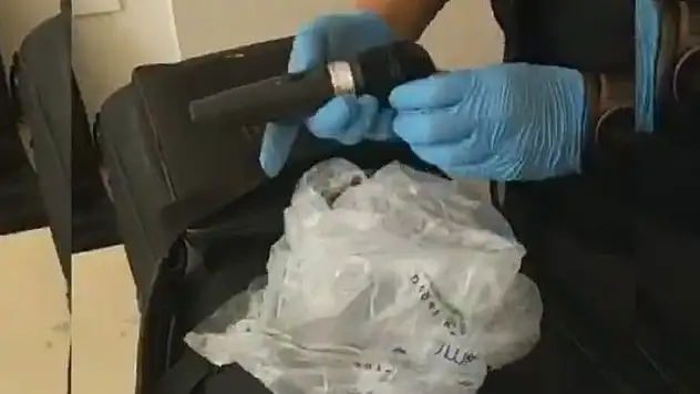 Müzik aletlerinin arasında bulundu