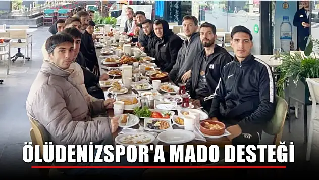 Ölüdenizspor'a Mado Desteği