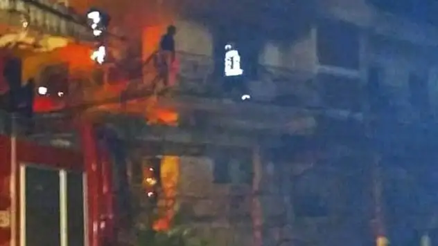 Ortaca'da ev yangını