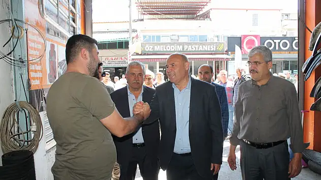 Otgöz sanayi esnafını ziyaret etti