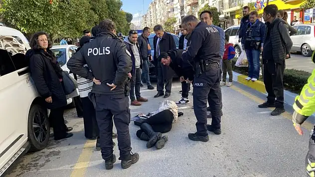 Otomobilin çarptığı bir kişi yaralandı