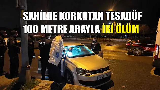 Sahilde korkutan tesadüf 100 metre arayla iki ölüm