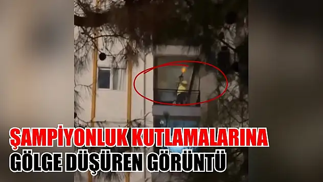 Şampiyonluk kutlamalarına gölge düşüren görüntü