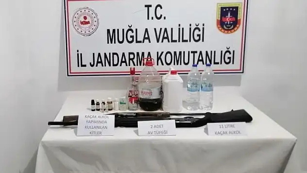 Seydikemer'de Kaçak İçki Operasyonu