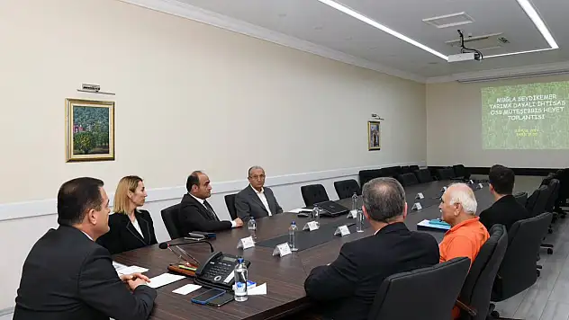 Seydikemer OSB toplantısı Vali Akbıyık başkanlığında yapıldı